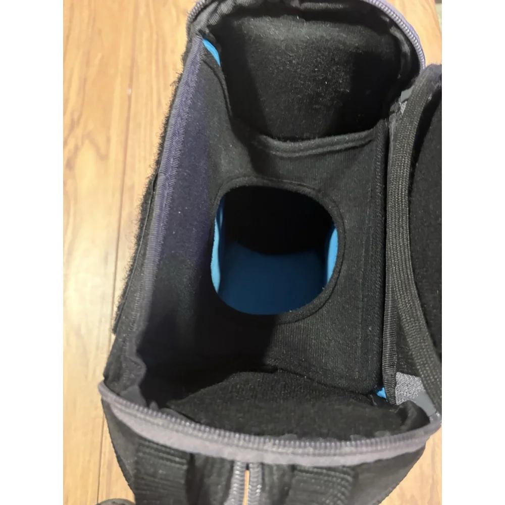 USA Gear Camera Bag Padded Case Adjustable Black waterproof EVA bottom
